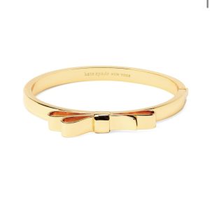 Ribbon Bow Bangle-Gold