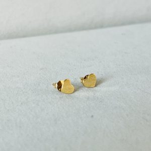 Corazon Espejo Solido Chico 18kt.