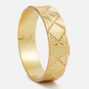 Patchwork Bangle - Gold